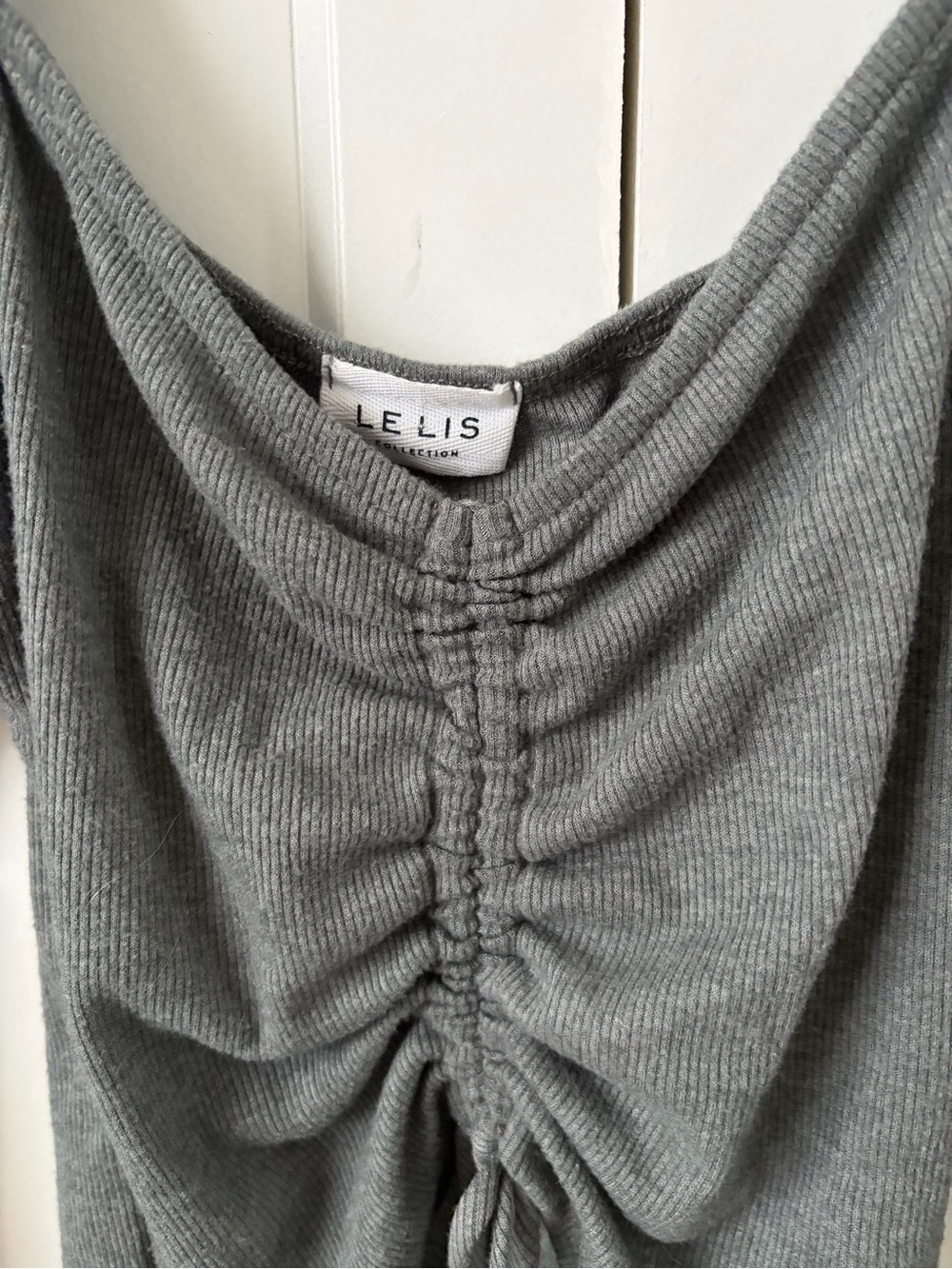 Gray Crop Top - Picture 3 of 5
